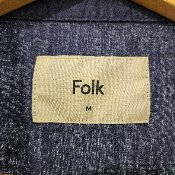 "Folk" Linen Blend Shirt - Picture 2 of 8